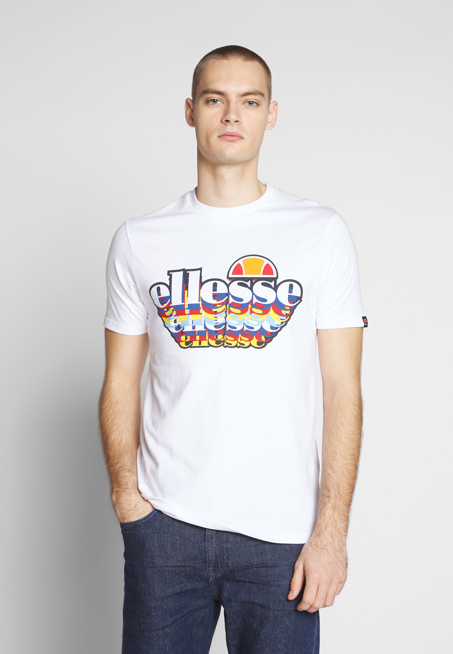 Ellesse MULTIZ T shirts med print white Zalando.no Ellesse MULTIZ - T-shirts med print - white