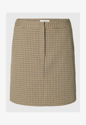 Selected, MINI SKIRT CHECKERED - Jupe trapèze - monks robe