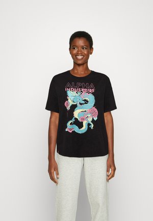 HERITAGE DRAGON - T-Shirt print - black