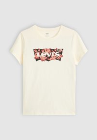 THE PERFECT TEE - T-shirt med print - gab rose bw fill egret