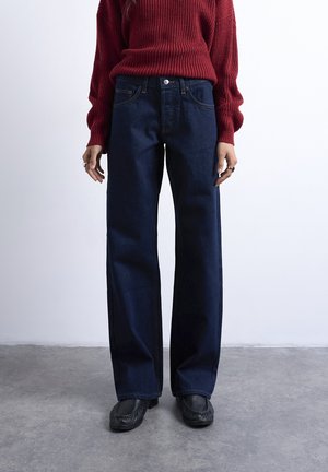 EMBER WIDE - Wide Leg - dark blue denim