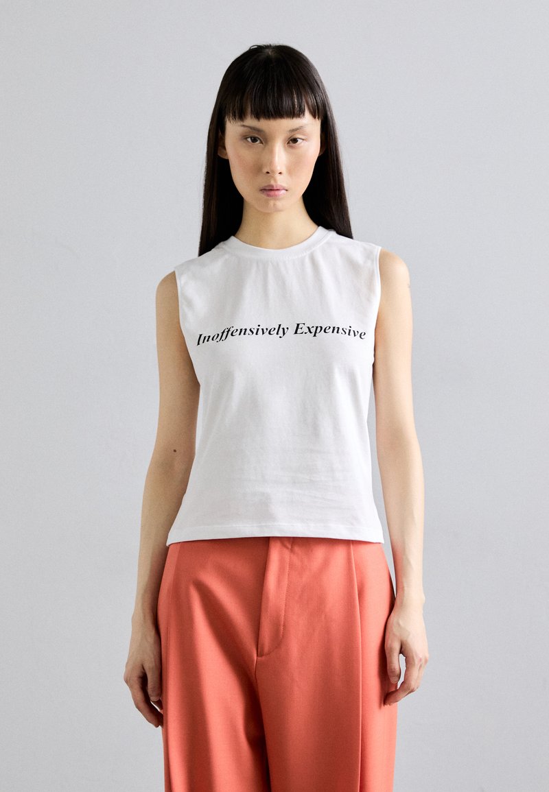 Victoria Beckham SLOGAN TANK - Top - white