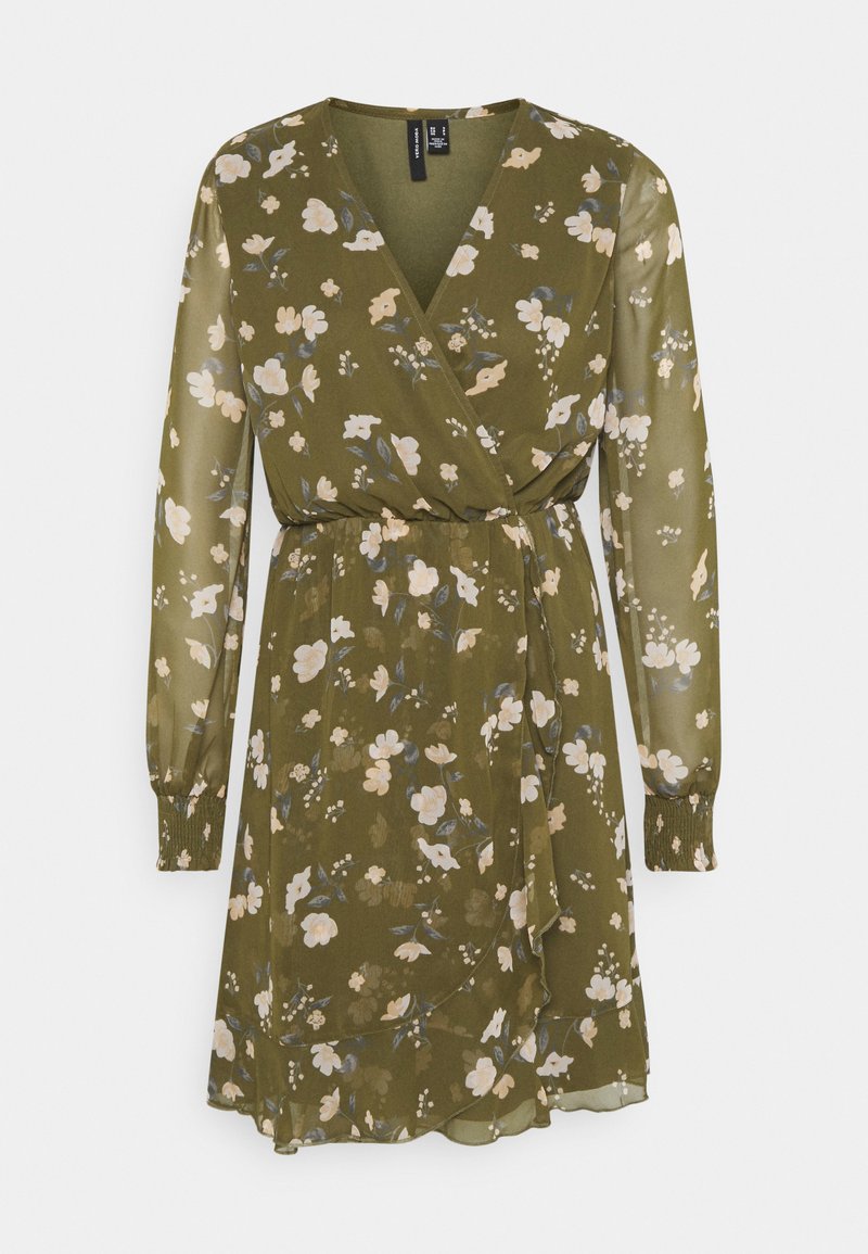 Vero Moda Jurk donkergroen