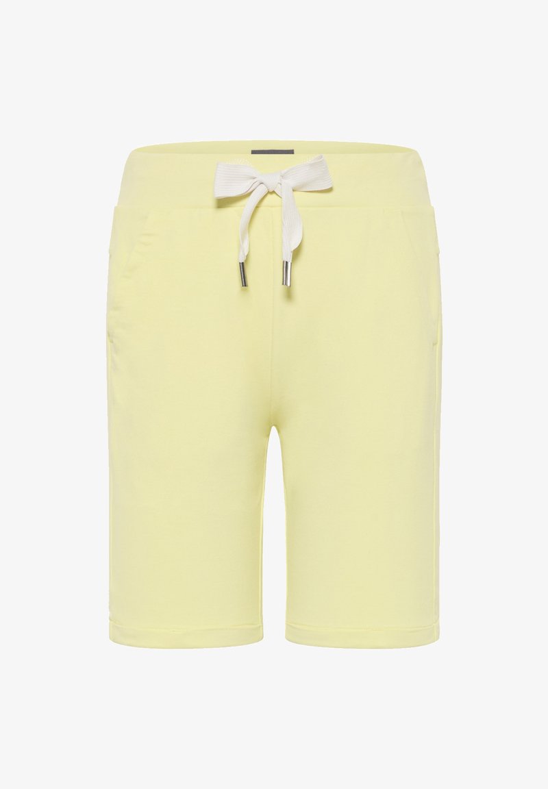korte sweatbroek, elastische boord, zakken opzij, mosgroen | Ulla Popken korte sweatbroek, elastische boord, zakken opzij, mosgroen | Ulla Popken