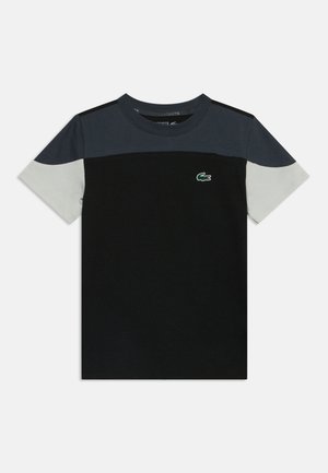 Lacoste, OFF COURT TEE - T-shirts print - noir