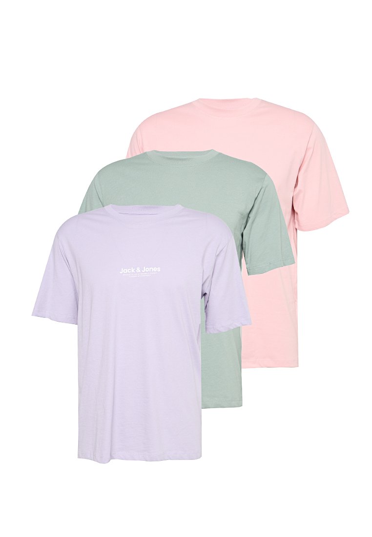 jack & jones T-shirt basic meerkleurig jack & jones T-shirt basic meerkleurig