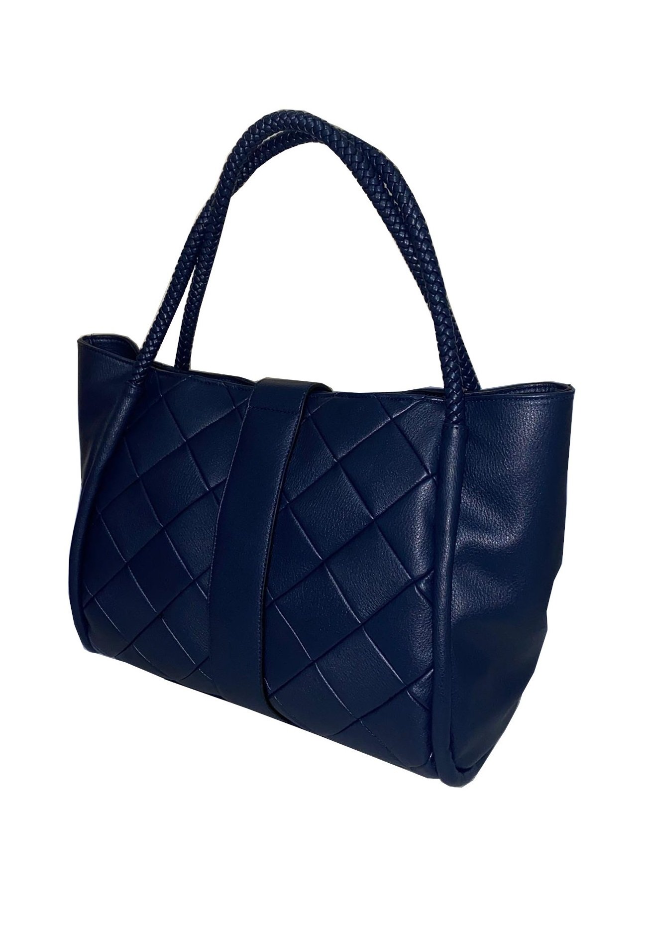 La Carrie BORSA TINETTE SOFT SHOPPER CON BORCHIE - Borsa a mano - blu -  Zalando.it