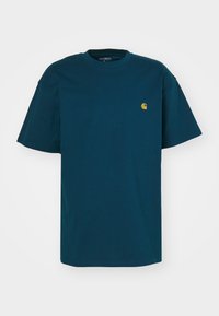 CHASE - T-shirts basic - duck blue/gold