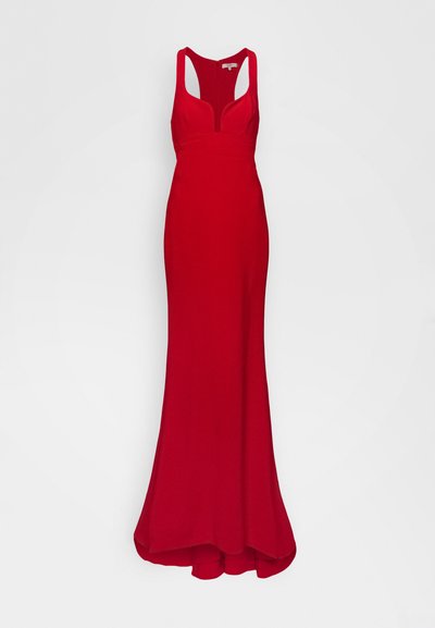 Et Ochs MAY CURVED BUST HALTER GOWN - Occasion wear - cherry