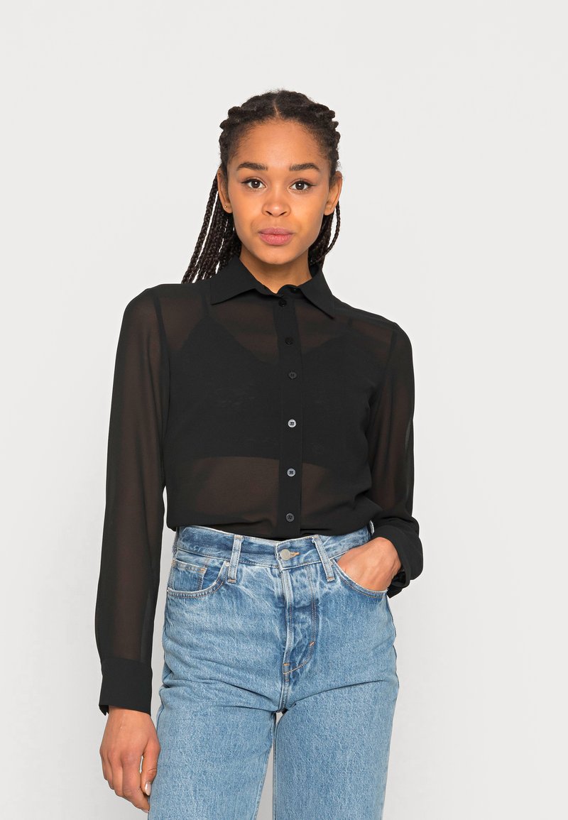 Weekday LUCID - Blusa - black
