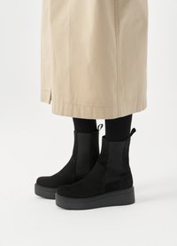 TARA - Botine cu platformă - black