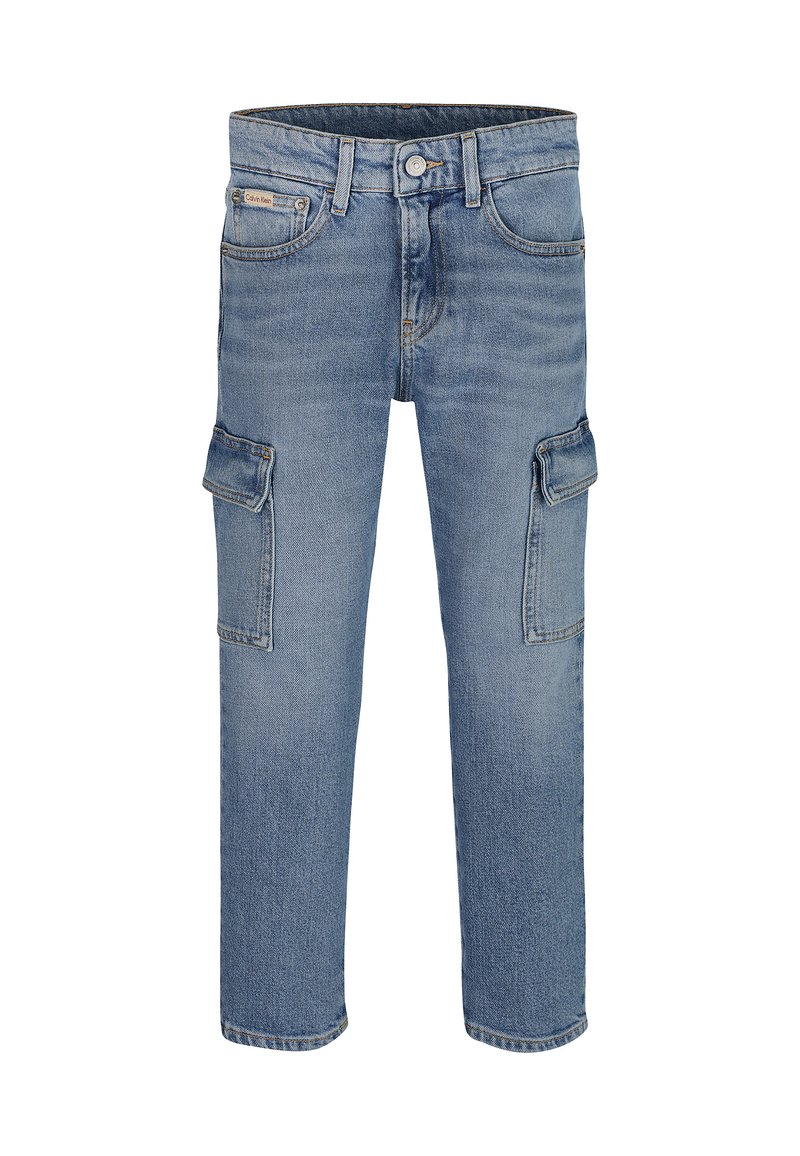 Calvin Klein Jeans Straight leg jeans blauw denim/bluedenim Calvin Klein Jeans Straight leg jeans blauw denim/bluedenim