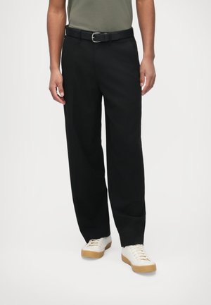 BAGGY TROUSER PULL ON - Pantalon classique - black