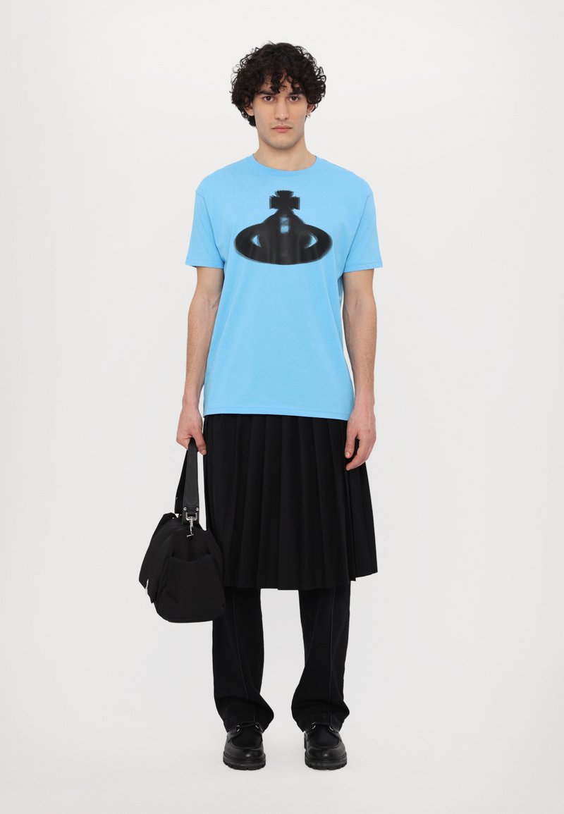 Vivienne Westwood HALFTONE ORB CLASSIC UNISEX - Apdrukāts T-krekls - blue
