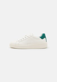 Não selecionado, white/green