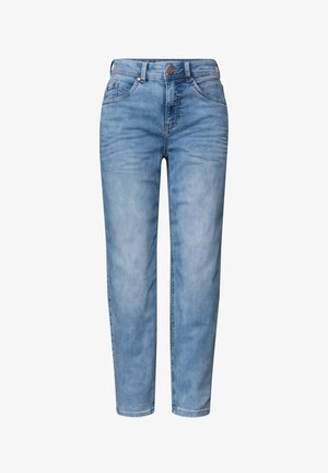 Street One, HIGH-WAISTED BARREL-LEG JEANS IN LOOSE FIT - Jeans fuselé - light blue wash