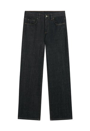 Massimo Dutti, Fine knit waistcoat with covered buttons - Jeans Relaxed Fit - dark blue