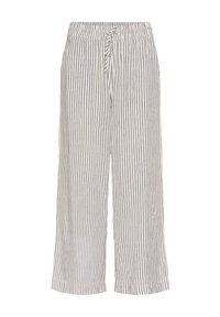 KAMILIA CROPPED - Hlače - chalk fudge stripe