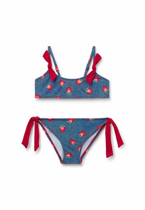 RED STRAWBERRIES - Bikini - blue
