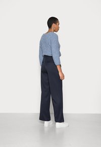 Another-Label MOORE PLEATED PANTS - Calças - night sky
