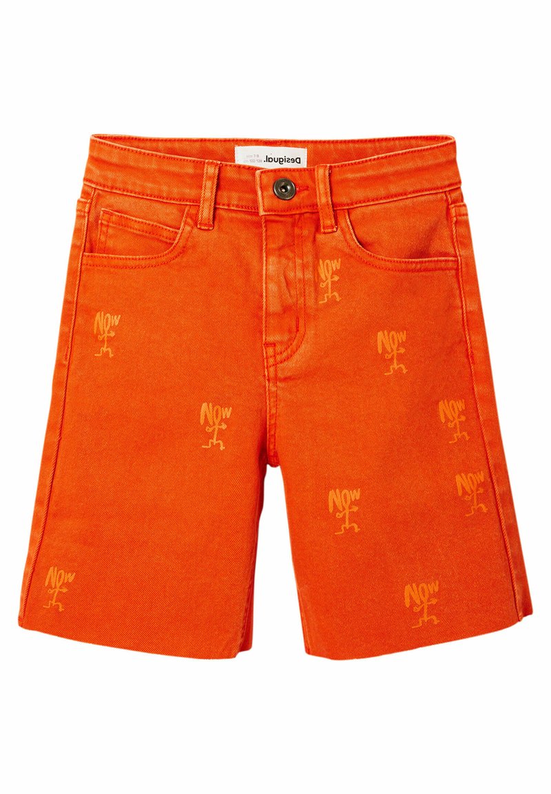 Desigual Jeansshort oranje