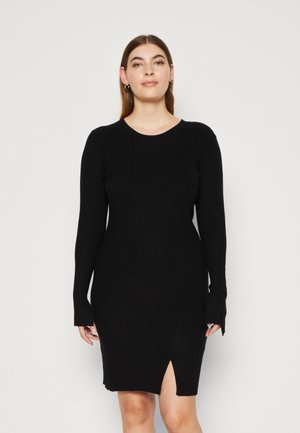 Even&Odd Curvy Vestido de tubo - black