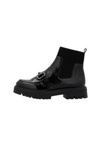 Rieker Bottines à plateau - schwarz