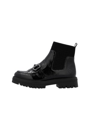 Rieker Bottines à plateau - schwarz