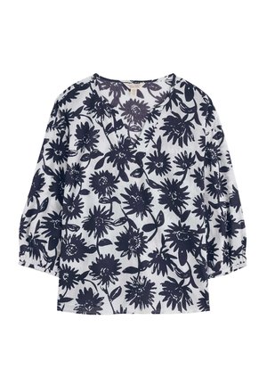 Langarmshirt - dark-blue denim