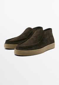 Kotníkové boty - dark brown