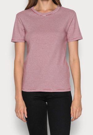 Print T-shirt - dark red