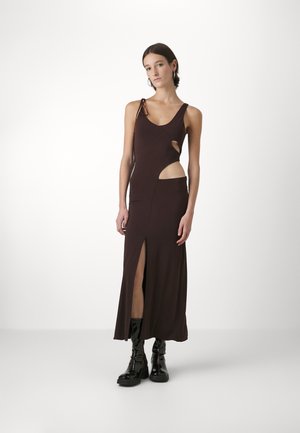 DRESS LONG - Alkalmi viselet - umber