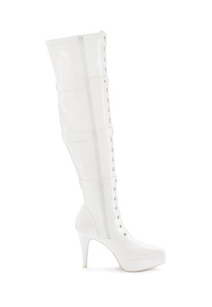 Lace-up boots - weiß