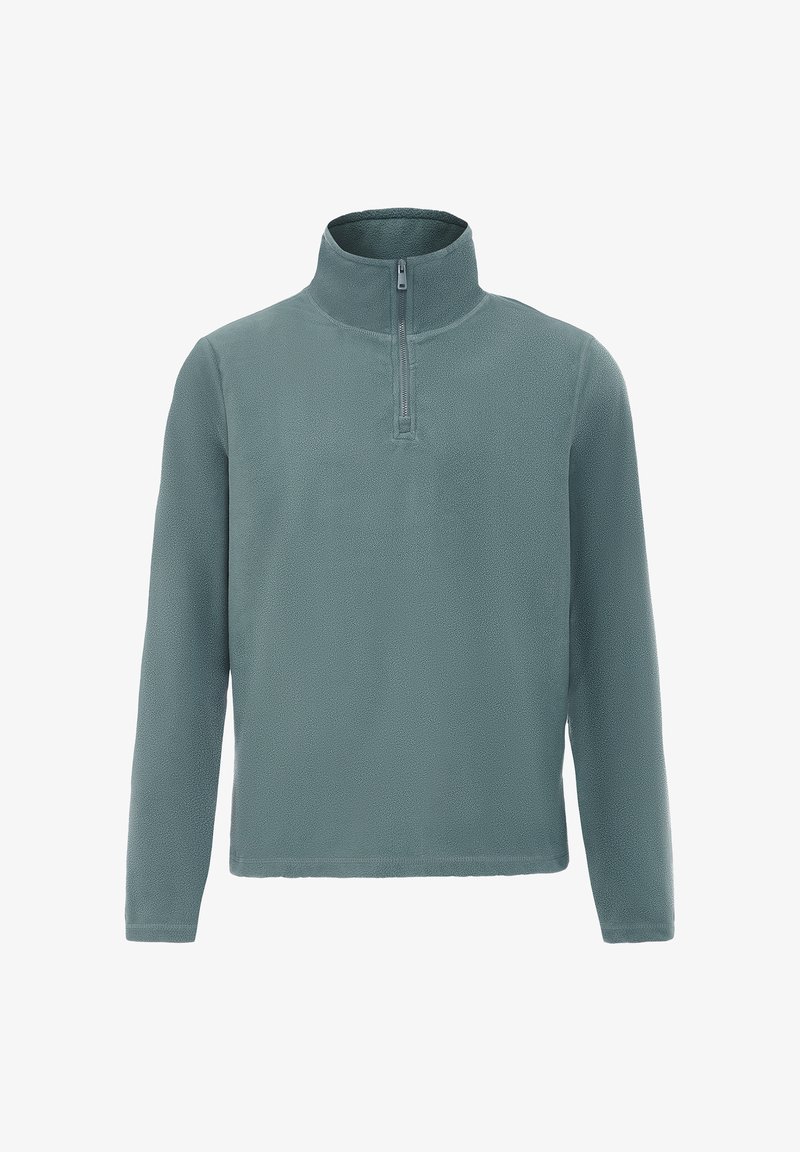 Schmuddelwedda CO-BRANDED WITH YUKA - Polárpulóver - türkis grau