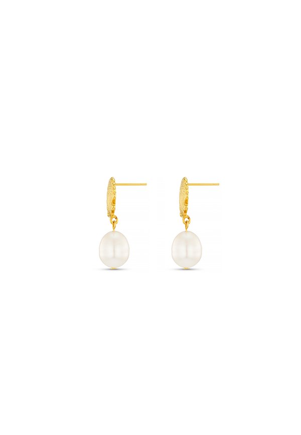 SHELL FAUX PEARL DROP EARRINGS - Earrings2