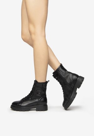 Bottines à plateau - nero