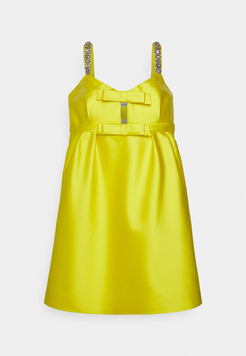 Dice Kayek Cocktailjurk geel