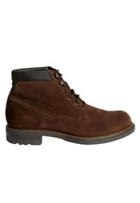 Marks & Spencer SUEDE CASUAL BOOTS - Botines con cordones - brown