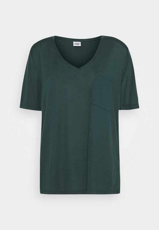 IRIS POCKET TEE - T-shirt basic - forest