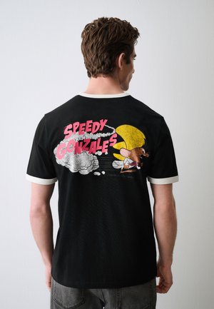 Next, REGULAR FIT - LOONEY TUNES LIGHT WEIGHT RINGER T-SHIRT . - Print T-shirt - black