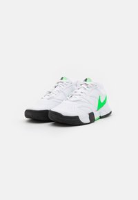 Nike Performance COURT LITE 4  - Pantofi de tenis pe orice suprafață - white/poison green/black