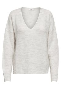 JDYELANORA V NECK - Strikkegenser - cloud dancer