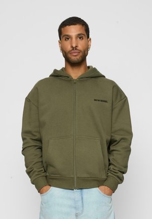 9N1M SENSE ESSENTIAL - Tröja med dragkedja - olive