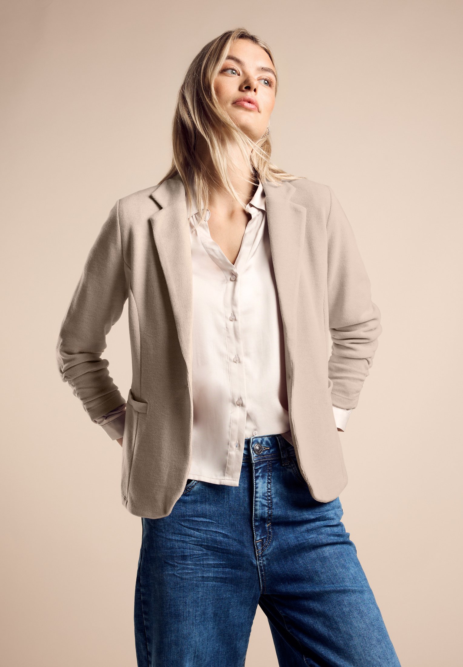 Veste Zippée Gigues Femme Taille 42 (L) - Gris, Chiné, Acrylique/coton, Occasion Très Bon état