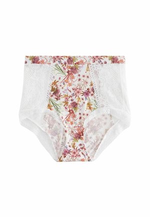 BOTANICAL FLORAL PRINT KNICKERS - Spodní díl bikin - white