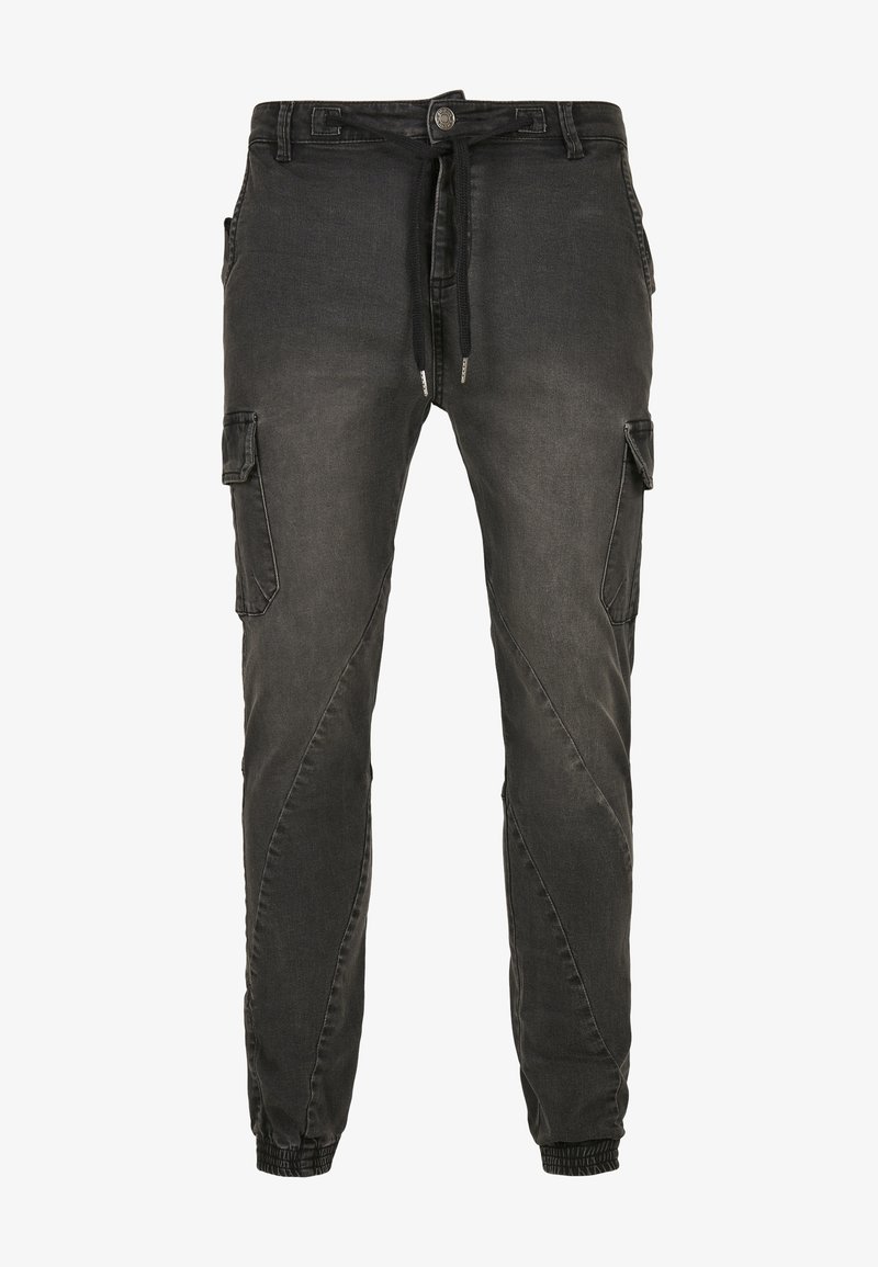 Urban Classics Jeans Tapered Fit - real black washed