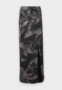 TRACK SKIRT BLACK - Maxisukňa - black