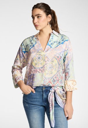 STAMPATA - Blouse - viola