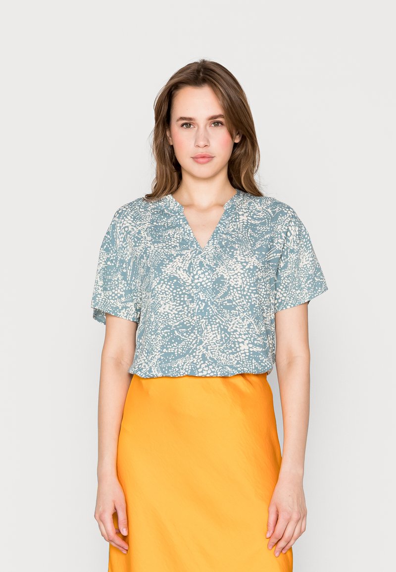 b.young BYMmjoella - Blusa - smoke blue mix