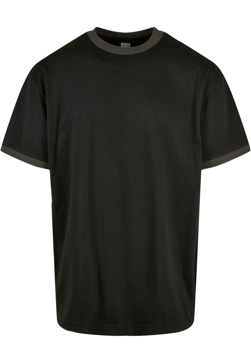 Urban Classics - RINGER TEE - T-Shirt basic - blackbird black, Vergrößern